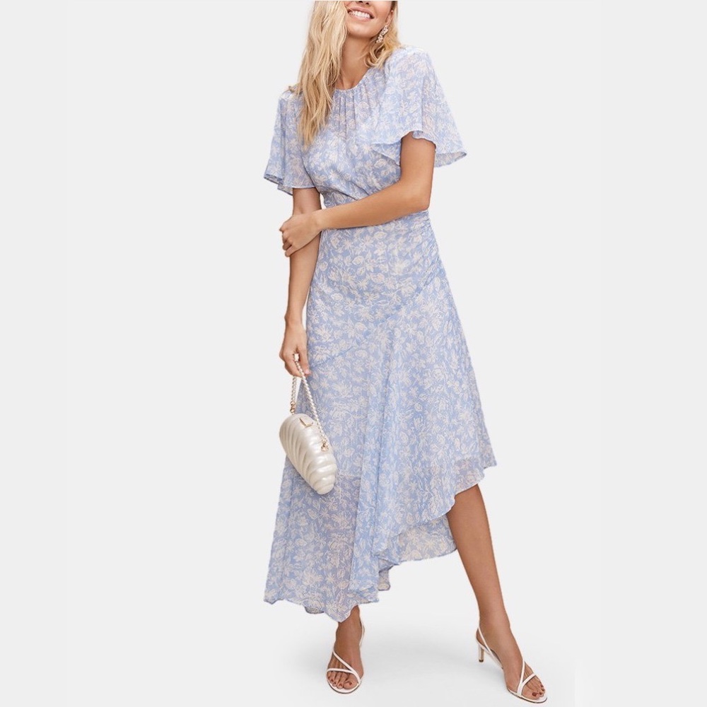 Nwt Astr The Label Flutter Sleeve Asymmetrical Fl… - image 3